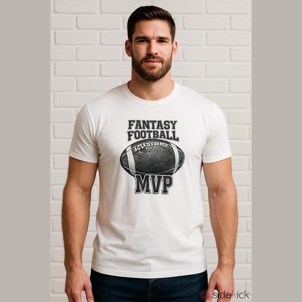 LuLaRoe Unisex Adults 2XL Hudson Short Sleeve Shirt “Fantasy Football MVP”